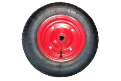 Ρόδα ελαστ. 400 8 μεταλλική ζάντα με 4 λινά με άξονα Φ20 OS ΕΨ Α Β46